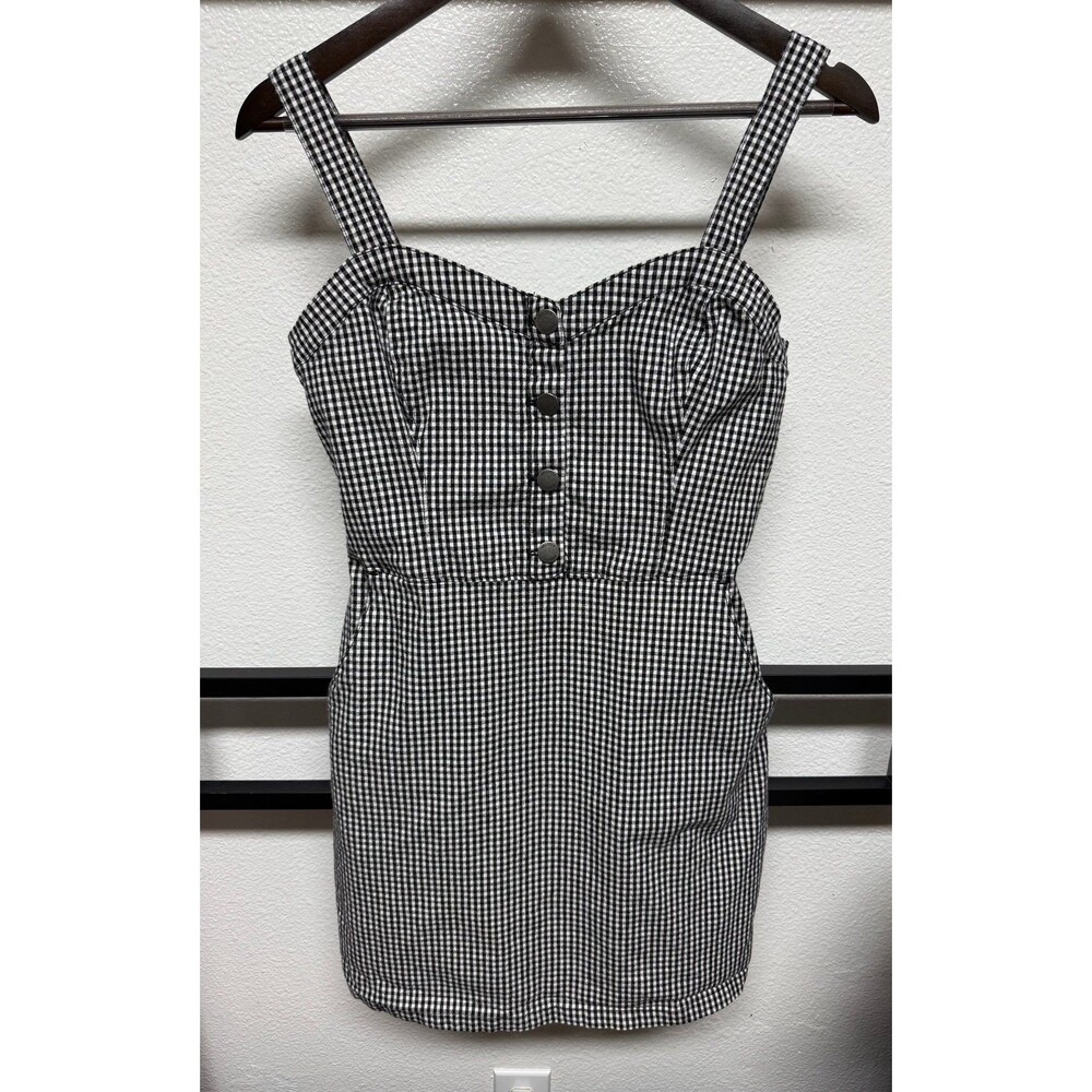 Hollister plaid mini dress women’s size M